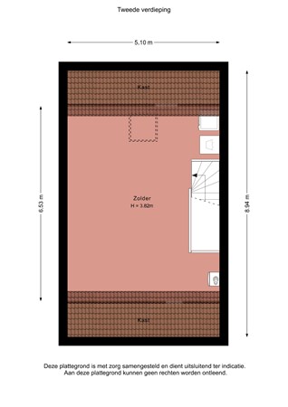 Floorplan - Gentiaan 4, 8316 NZ Marknesse